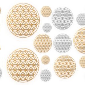 Blume des Lebens - Metallic Tattoo