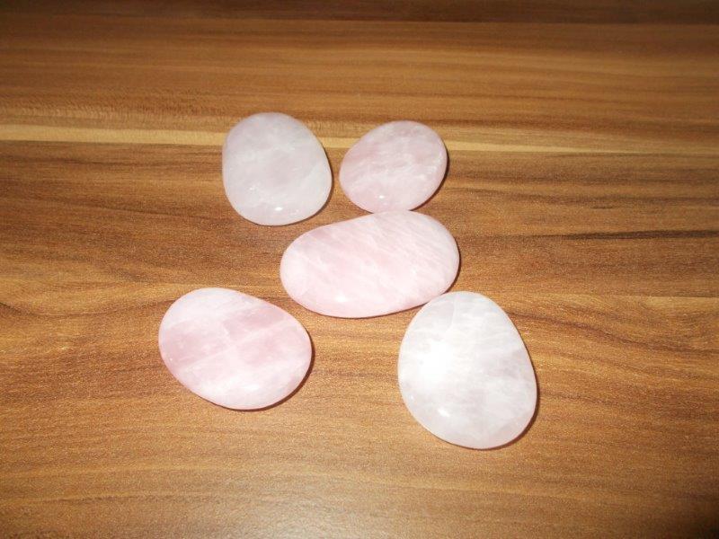 Rosenquarz - Handschmeichler