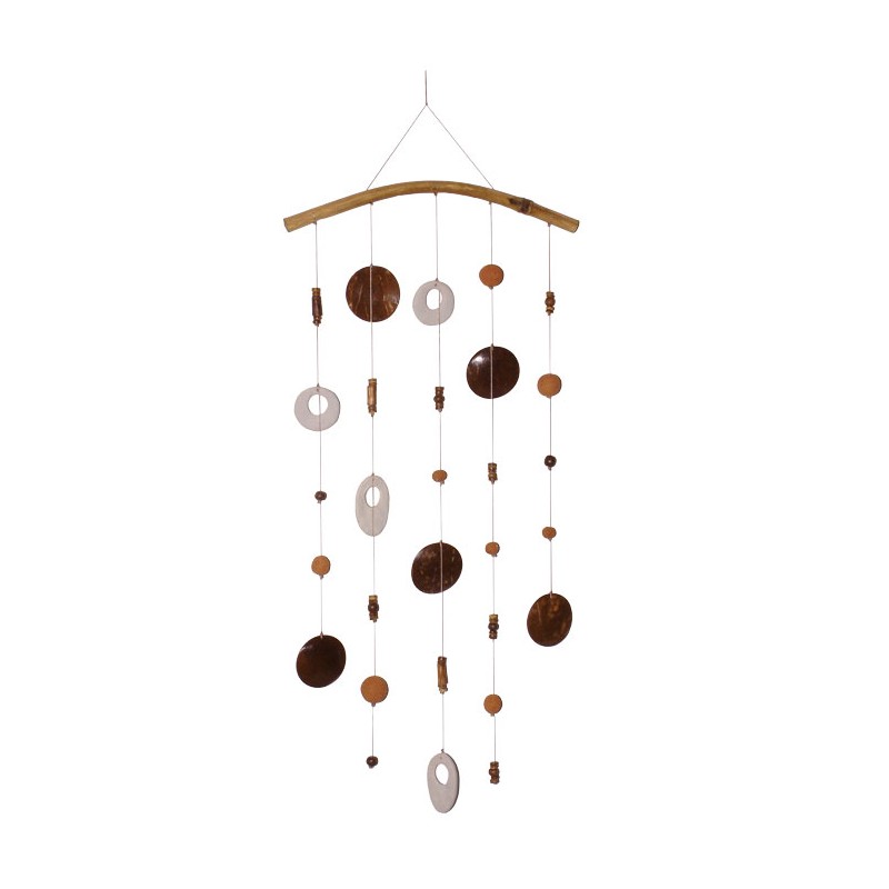 Mobile - Windspiel Kokosnuss & Keramik