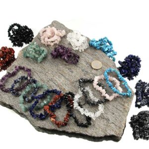 Splitterarmband versch. Mineralien