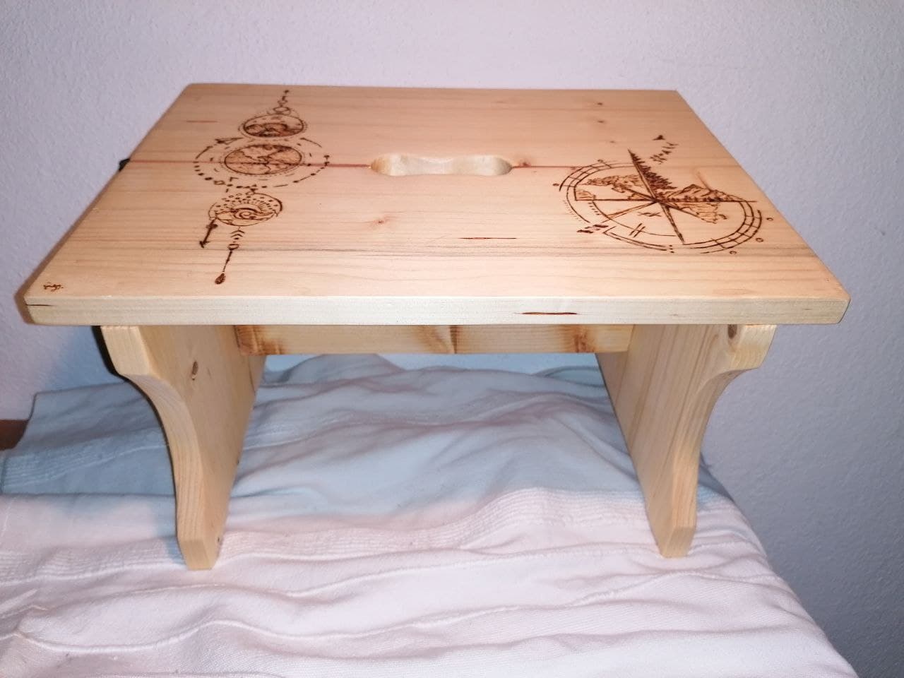 Stockerl groß - Handarbeit, gebrannt – Bild 3
