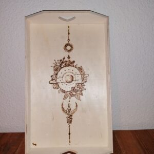 Holztablet - Handarbeit, gebrannt